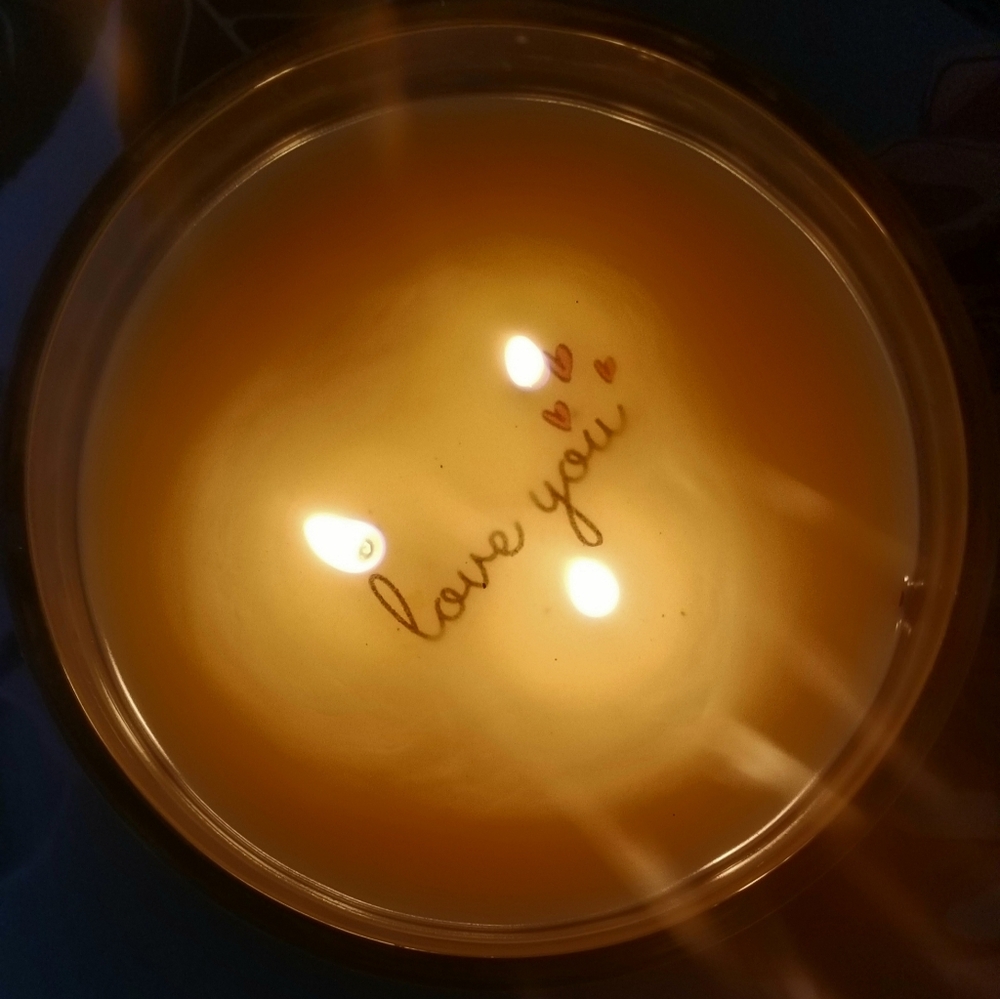 Hidden Message Candle
